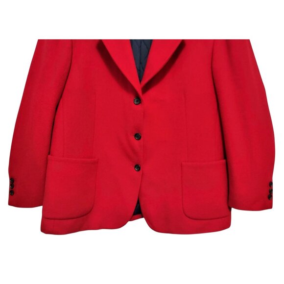 Vintage L.L. Bean Wool Coat Quilted Thinsulate Lining - Picture 5 of 15